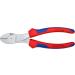 Knipex High Leverage Diagonal Cutter chrome-plated with multi-component grips 180 mm (self-service card/blister) 74 05 180 SB Multi-component Grips Blue/Red 180 mm chrome-plated on self-service card - Buy Online on GoSupps.com