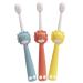 Hoement 3 pieces of children's toothbrush daily use children's toothbrush children's toothbrush children accessories daily use toothbrush manual toothbrush travel toothbrush