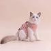 PUMYPOREITY Cat Recovery Suit - Pink Surgical Bandage Shirt for Neutered/Abdominal Wound - Pet Cone E-Collar Alternative for Kitten - Small (Pack of 1) - Buy Online on GoSupps.com