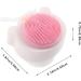 Beaupretty Silicone Face Scrubber Double Sided Face Cleaner Exfoliator Brush Soft Bristles Wash Brush for Deep Cleansing - Buy Online on GoSupps.com