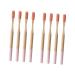 FRCOLOR 8 Pcs Bamboo Toothbrush Adult Toothbrush Cleaning Toothbrushes -Friendly Toothbrush Soft Bristle Toothbrush Sustainable Tooth Brushes Soft Fur Wooden Pink Bristles Travel