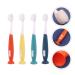 TOYANDONA Kids Toothbrush Set | Children's Manual Toothbrush for 3-6 Years Old | Teeth Cleaning Brush | Oral Care | Baby Training Toothbrush | Mixed Colors | 4Pcs | 12.6X2CM - Buy Online on GoSupps.com