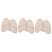 FOMIYES 3 Pairs Foot Flannel Front feet Foot Pads Insole Forefoot Cushion Pads Replaceable Foot Pads Non-Slip Invisible Toe Cap Forefoot pad high Heels High Heel Particles