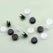 200 PCS Shoe Charm Plastic Buttons | DIY Shoe Accessories for Kids | Round Buckle Buttons in Black and Transparent - Buy Online on GoSupps.com