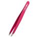 REMOS professional tweezers with extra fine tips for plucking eyebrows - fuchsia
