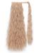 Vibrant Corn Wavy Long Ponytail Synthetic Wig Wrapped In Clip Hair Extension With Brown Ponytail Hair Pieces 22inches 2011-24