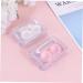 Buy Solustre Mini Container Set for Colored Contact Lenses | 4-Piece Kit with Tweezers Mirror & Cleaning Case - Cute & Convenient! - Buy Online on GoSupps.com