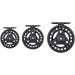 Buy Fly Fishing Rolls - Aluminum Alloy Fly Reels for Trout Bass & Carp | Sizes 7/8 5/6 3/4 - Black/Silver - Buy Online on GoSupps.com