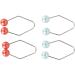 Dimple Maker Tool Dimple Trainer 2 Pairs for Face Cheek (Red + Blue) - Buy Online on GoSupps.com