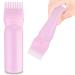 Root Comb Applicator Bottle 6 OZ Hair Oil Applicator Applicator Bottle for Hair Dye Bottle Applicator Brush with Graduated Scale Profssional Brush Applicator Comb Hairdressing Coloring Styling Tool Pink