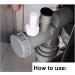 Qrity 2x 45mm Kitchen Sieve & G1 Pipe Locking Cap - Leak-Proof Sealing Solution for Drain Pipes - Buy Online on GoSupps.com