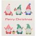 Festive Christmas Cartoon Print Dishcloth Efficient Absorption Dish Pot Cleaning Cloth for Festive Kitchen Cleaning Tool - Buy Online on GoSupps.com