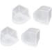 High Heel Protectors Heel Stoppers Covers Anti Slip Latin Stiletto Dancing Covers High Heel Silicone Protectors Shoe Care Kit 2.1*2.3*2.0*1.7cm - Buy Online on GoSupps.com