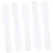 Cabilock Spatules Applicatrices De Masque Visage 5 Pi ces Grand Format Silicone Blanc Outil De Soin Peau Pour Application Uniforme Soins Diy Usage Professionnel Et Voyage