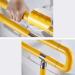 Folding Handrails Toilet Armrest Safety Support Bar for Disabled Elderly Pregnant Children Bathroom Aid Assist Rail Drop Down Grab Grips White Non Slip Stainless Steel Guard Frame - Buy Online on GoSupps.com