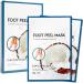 Foot Peel Mask  Feet Peeling Mask  Exfoliator Peel Off Calluses Dead Skin Callus Remover  Baby Soft Smooth Touch Feet-Men Women (Coconut) Coconut 2 Pair (Pack of 1)