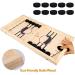 Moopok Fast Sling Puck Wooden Hockey Game | Desktop Battle Table Game for Adults and Kids - Family Fun - Buy Online on GoSupps.com