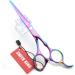 6.0 inch hair scissors set hair cutting scissors & thinning scissors with razor&comb in 1 set (Rainbow) - Buy Online on GoSupps.com