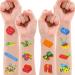 96 Building Block Temporary Tattoos - Birthday Party Decorations & Favors for Kids Girls Boys - Classroom Prizes & Rewards - Buy Online on GoSupps.com