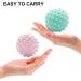 Hedgehog Massage Balls Set - 2 Pcs Gymnastics & Foot Massage Balls for Stress Relief (49mm) - Buy Online on GoSupps.com