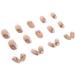 Rainbow Swirl Square False Nails Short 24Pcs - Cute Press on Nails with Glue - Pastel Stick on Nails - Nail Art Set (#XH) - Buy Online on GoSupps.com
