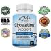 Arteries & Veins Health Support Supplement with L-Arginine & Ginger Root - Promotes Healthy Blood Circulation & Heart Health - 90 Capsules - Buy Online on GoSupps.com