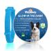 Woyamay calm collar for dogs |Adjustable luminous assembly lord calming collar dog with fear stress |Natural dog collar with pheromones for dogs of all sizes (blue) blue-1 piece