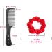 Detangling Wide Tooth Hair Comb for Long Curly Hair + Velvet Scrunchie - Anti-Static Shower Comb for Curls (Most Wanted) - Buy Online on GoSupps.com