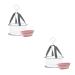 minkissy 2 Sets Makeup Brush Cleaning Makeup Sponge Brush Cleaning Mat Cosmetic Sponges Collapsible Clothing Rack Makeup Puff Drying Collapsible Laundry Drying Rack Fold Fabric
