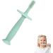 Infant Silicone Toothbrush - 360 Training Toothbrushes with Suction Base - Soft Food Grade Silicone Gum Massagers Teething Toys for 6-12 Months Newborn Infant N Green - Buy Online on GoSupps.com