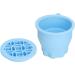 Makeup Brush Scrubber Makeup Brush Cleaning Bowl Portable Space Saving 2 in 1 Multifunctional Palm Size Folding with Brush Drying Rack for Daily (Blue) - Buy Online on GoSupps.com