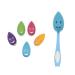 QICAITU 5pcs Toothbrush Head Covers Toothbrush Holder Cover Case Cap Suction Cup Portable Toothbrush Protector 6 Colors for Family Kids Travel