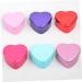 Healeved 15pcs Box Boxes Metal Tin Container Portable Fashion Candy Case Candy Box Heart-shaped Jar 9*9*4.5cm Pink - Buy Online on GoSupps.com