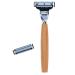 Union Razors RZ1 Wooden Razor - Premium Eco-Friendly Shaving Tool for Sustainable Grooming | Free International Shipping - Buy Online on GoSupps.com