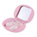 JECOMPRIS decorative lens container lens holder LINSENHASTER Box for contact lens lensetui invisible cobblestone cleaning cleaner for lentil containers Rosa 10.2x7.8cm