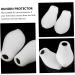 Healeved Little Toe Corrector Set - 6 Pairs Nursing Toe Protectors for Bunion, Hammer Toe, and Toe Separation - P04 White x3pcs - Buy Online on GoSupps.com