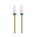 JCMASTER Premium nail cutter attachments ceramics 2.35mm bits coarse cone gelail acrylic manicure pedicure cornea nail modeling professional grinding body including bracket 2 pieces (1 Pack)
