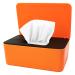 Wet wipes box plastic wet wipes donor storage box for wet wipes napkin box with lid tissue storage case paper box baby cloth case orange