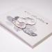 Cute Baby Elephant Grey Photo Album | Silver Stars & Palm Leaves | New Born/Baby Shower | 24 Spaces 4x6 by Happy Homewares - Buy Online on GoSupps.com
