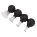 TYCIONG 4 Pieces Glass Fire Cupping Glass Cupping Set for Body Face Leg Arm Back Shoulder Muscle and Joint Pain