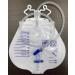 Lifevv 2 Pack 2000ml Urinary Drainage Bag with Anti-Reflux Chamber Needless Sampling Joint 48" Tube Drainage Double-Hook T-Tap Outlet Valve - Buy Online on GoSupps.com