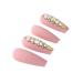 Brishow Long Pink Artificial Nails - 24pcs Press-On Nails with Rhinestones for Women & Girls Shop Now! - Buy Online on GoSupps.com