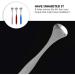 Healifty Adults Tongue Scraper 3pcs - Metal Tongue Cleaner for Bad Breath - Oral Care Beauty Tools - Buy Online on GoSupps.com
