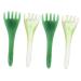 Beavorty 4 pieces hair comb massager jade tools gua Sha comb for the scalp massage roller fasciitis wide dentures scrambled shabbes Miss jade-noodles resiny wax scratch your head
