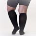 WSYKC Large Open Toe Compression Stockings - 20-30 mmHg for Wide Calves - Unisex Black XX-Large XXL - Buy Online on GoSupps.com