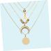 COLLBATH Family Delicate Bohemia Stylish Fashion Multilayer Pendant Necklace Trendy Alloy Choker Necklace for Ladies Girls - Buy Online on GoSupps.com