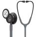 3M Littmann Classic III Monitoring Stethoscope Smoke Chestpiece Gray Tube Violet Gray Stem and Smoke Headset 27 inch 5873