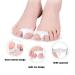 Orthopedic Bunion Splint Set - Big Toe Separator Brace Sleeves with Gel Corrector for Day and Night Support - Hallux Valgus Correction and Toe Straightener for Foot Pain Relief - Men and Women - Buy Online on GoSupps.com
