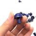 Crystal Natural Crystal Rock Stone Blue Lapis Lazuli Mushroom for Christmas Decoration Gifts Can be Used for ningxiao Approx 2cm 2pcs