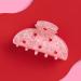 xo  Fetti Heart Claw Clip  Pink Acrylic Hair Clip | Bachelorette Goodie Bag  Bday Accessory  Valentines Party  Bridesmaid Gift
